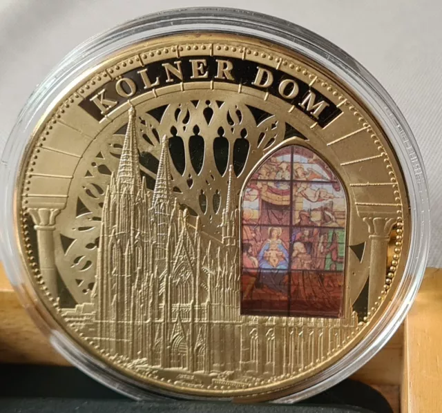 Kölner Dom- mit Fenster Medaille