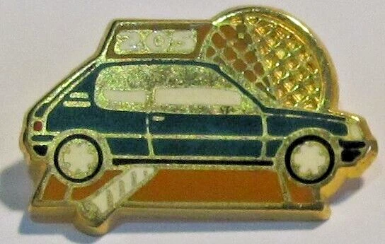 Pin’s Tennis Roland Garros – Peugeot 205 – 1992 – Badge A.Bertrand (Métal – Occasion)