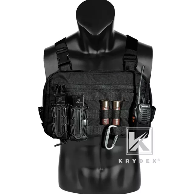KRYDEX TACTICAL CHEST Bag Chest Rig Recon Front MOLLE Pack Large