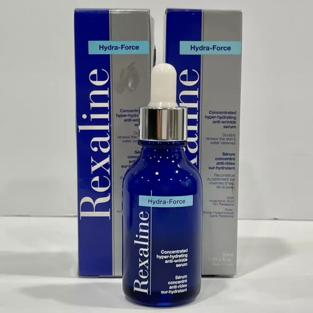 Rexaline LOT Hydra-Force Concentrated Hyper-hydrating Anti-wrinkle Serum 1.014Oz Rexaline LOT Hydra-Force Concentrated Hyper-hydrating Anti-wrinkle Serum 1.014Oz