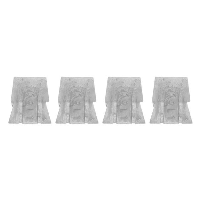 4 Pcs Coin De Fer Pour Marteau Manche De Accessoires D'extérieur Triangle