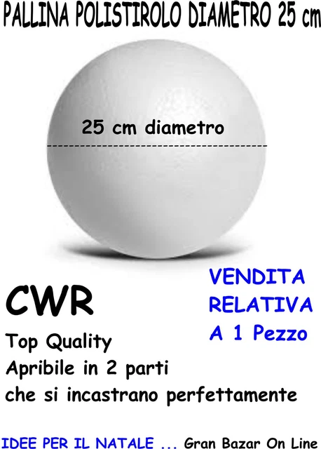 Sfere Di Polistirolo 6 Cm - 35 Pezzi Per Decorazioni E Pittura