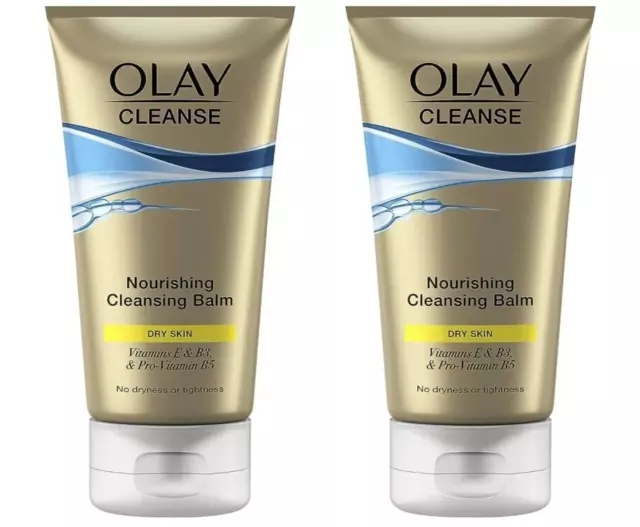 2x Olay Cleanser Nourishing Cleansing Balm Dry Skin 150ml