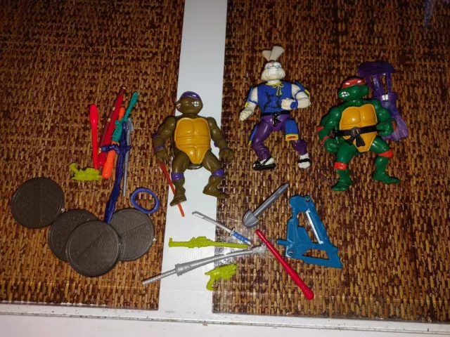 Vintage 1989 Usagi Rabbit TMNT Teenage Mutant Ninja Turtles Lot Action Figures