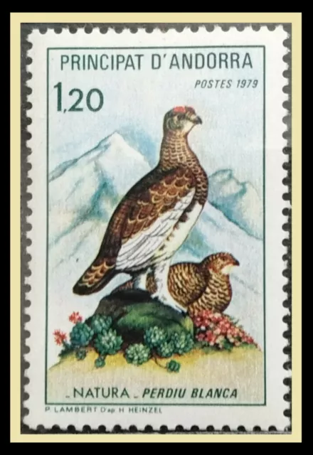 117. Französisch Andorra 1979 Briefmarke Schutz Von Vögel. MNH