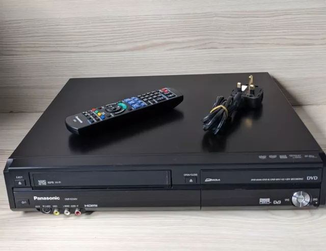 Panasonic DMR-EZ48V DVD Recorder/VCR Combi, Freeview HDMI Copy VHS To DVD