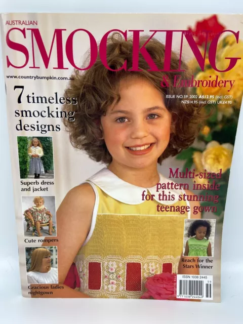 Australian Smocking & Embroidery Issue 59, 2002 Single Issue Magazine