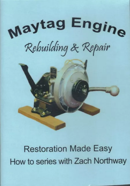 Maytag Hit & Miss Gas Engine Motor How To Model 92 Video Series DVD Book Manual