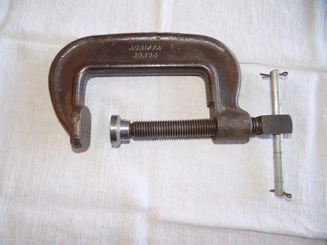 J.H. Williams Agrippa No. 104 C-Clamp Heavy Duty Drop Forged USA Vintage