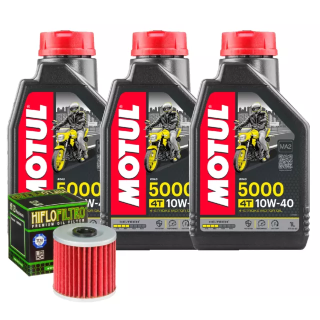 Kit de Mantenimiento Aceite Motul 5000 10W40 Para Kawasaki