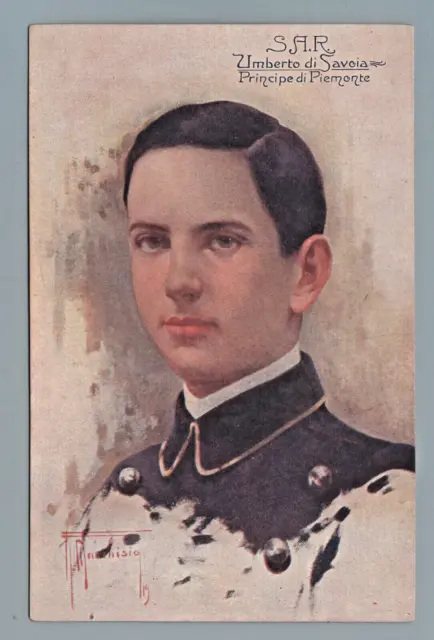 CR1463 - Cartolina propaganda monarchica: S.A.R. Umberto di Savoia - Marchisio