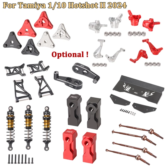 XBERSTAR Amortisseur RC Pour Tamiya 1/10 Hotshot II 2024 4WD
