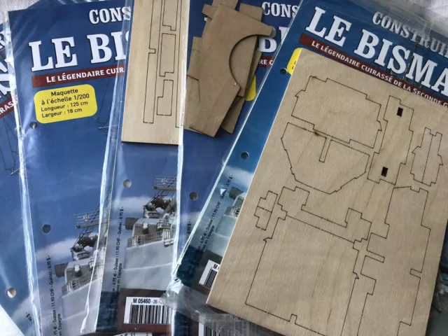 Hachette, Deagostini, construire, build, bateau, WW2 ship, Bismarck, 1/200, n 57