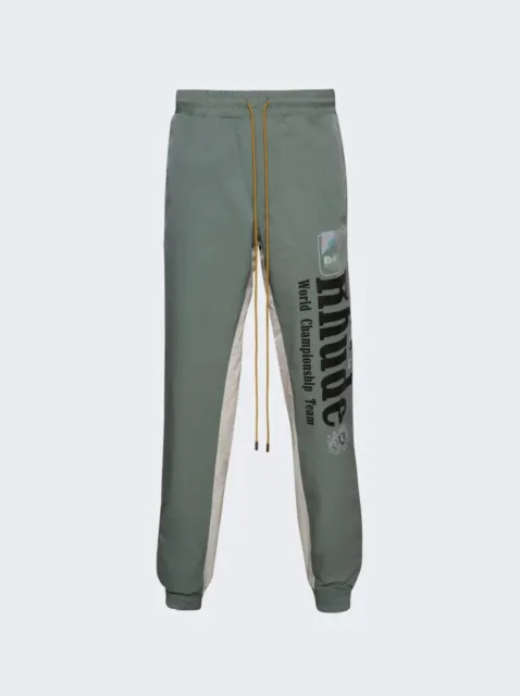 RHUDE Senna Flight Pants Ivory And Sage