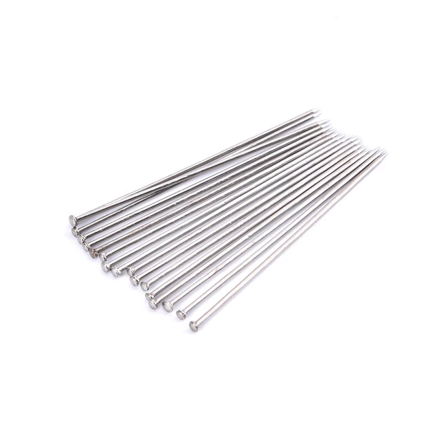 100 pz perni per insetti campione ago scuola acciaio inox laboratorio - entomologia - ago TS