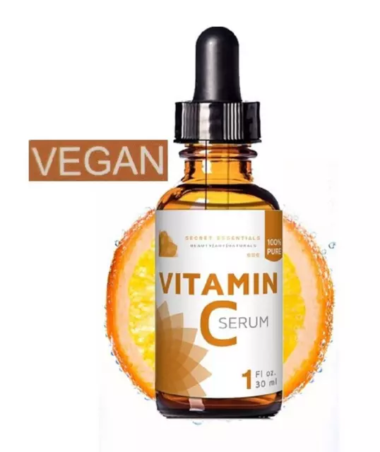 100% Vitamin C Serum, Vegan, Pure Vitamin C Serum | Hyaluron, Gesichtsreinigung