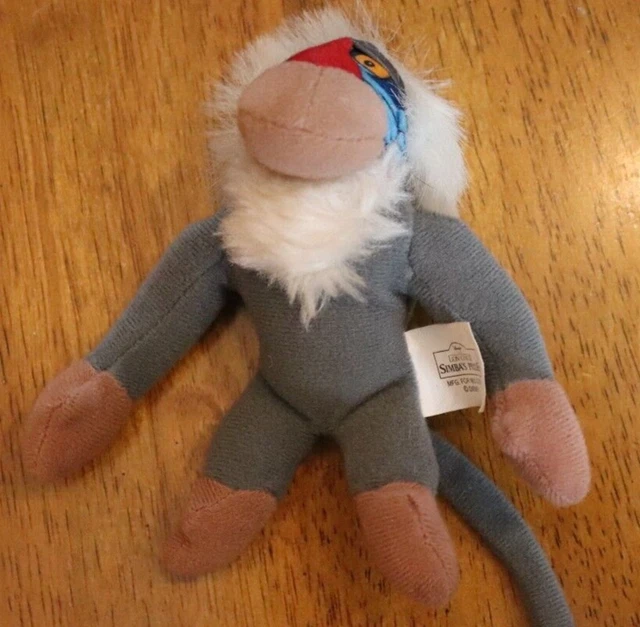 1998 McDonald's Disney Lion King 2 Simba's Pride #7 Rafiki Plush Figure Toy 5”
