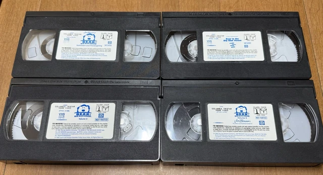 BEAR IN THE Big Blue House VHS Lot Jim Henson Halloween & Thanksgiving ...