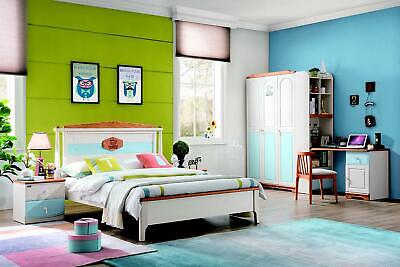 Habitación juvenil completa habitación infantil conjunto cama armario cómoda 5 piezas madera auténtica