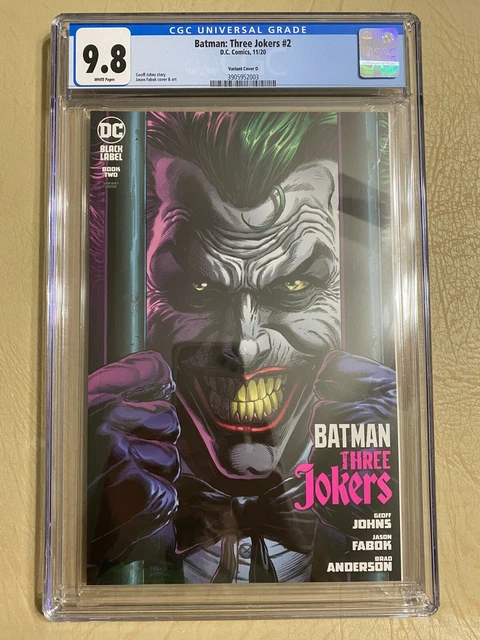 Batman: Three Jokers #2 (Nov 2020, Dc Comics) Cgc 9.8 Variant Cover D
