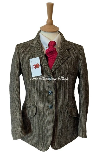 EQUETECH KENTON TWEED Show Jacket in Size 28 9 10 Years PLUS SHIRT 65.00 PicClick UK