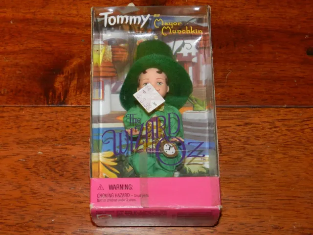 1999 Barbie Doll TOMMY as Mayor Munchkin Wizard of Oz Tree Ornament New Sealed