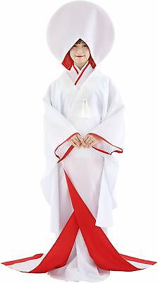 Japanese Women's Kimono Siromuku Wedding Cosplay costume Jacket Haori Set