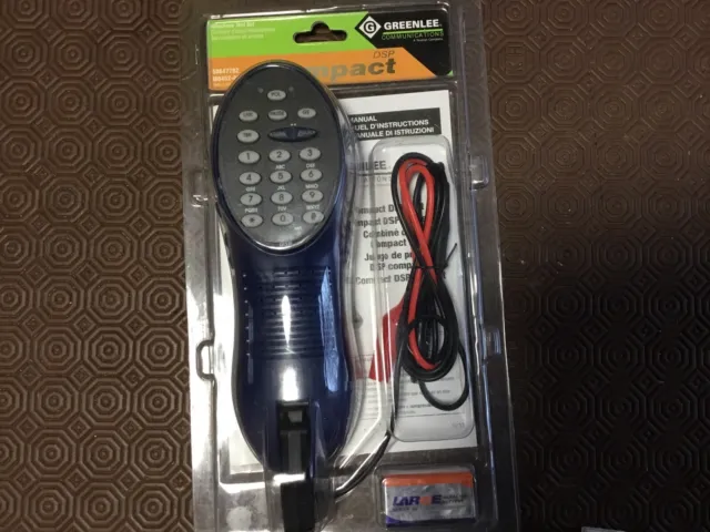 Greenlee 50647792 Test/Butt Telephone Set - M0452-00GA DSP Compact