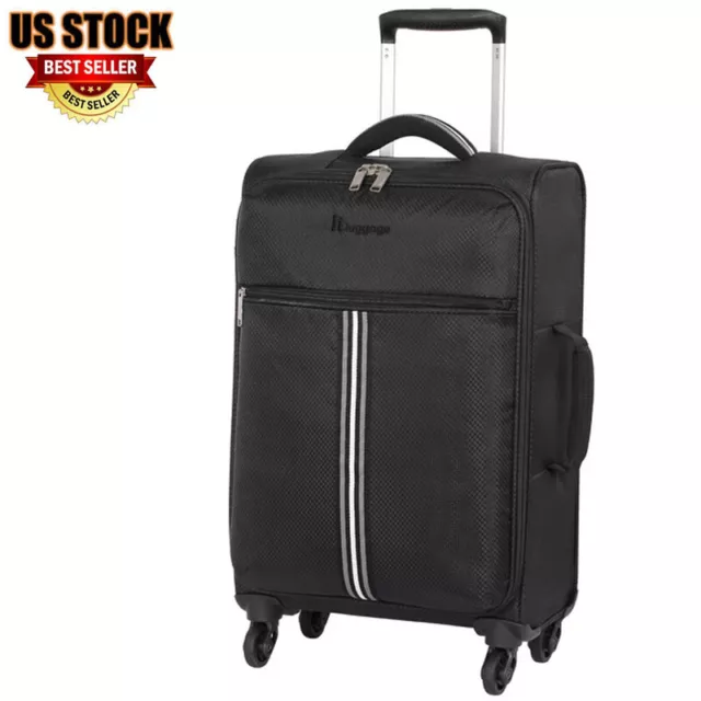 Softsidel Luggage Bag 22" Ultra Lightweight Carry On Upright Travel Suitcase NEW