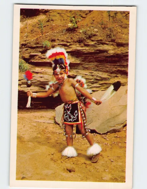 Postcard The Salute to the Flag Stand Rock Indian Ceremonial Dances Wisconsin
