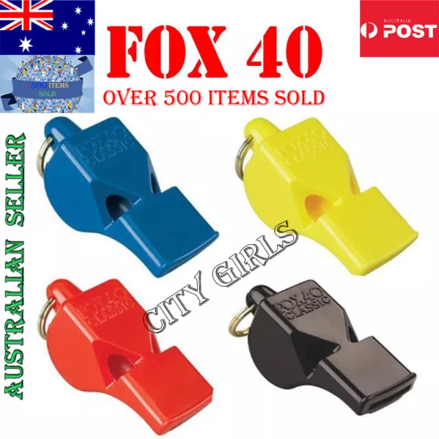 CLOSING DOWN SALE - Fox 40 Classic CMG Referee Outdoor Indoor Sport Safe Whistle