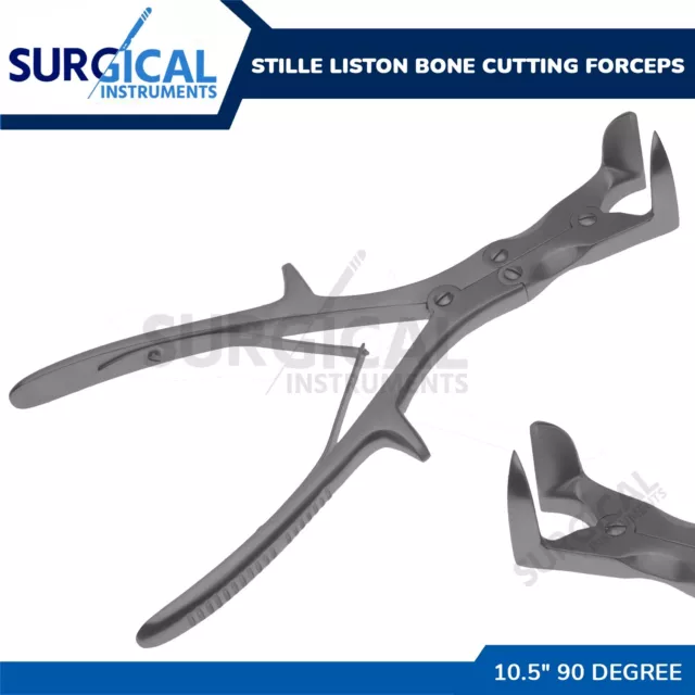 Stille Liston Bone Cutting Forceps 10.5" 90 Degree Curved Orthopedic German Grad
