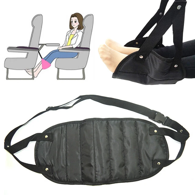 Cuscino Poggiapiedi Da Viaggio Gonfiabile ZIQIAN, 3 Strati Regolabili, Blu