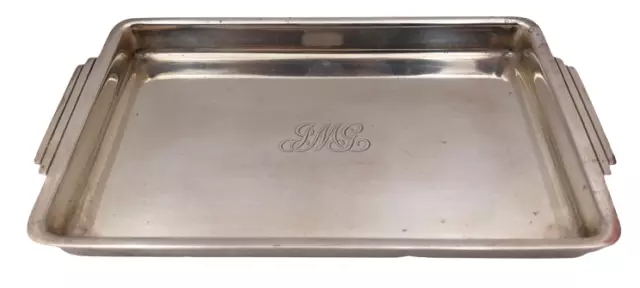 Tiffany & Co. Sterling Silver 1936 Trinket Tray/ Dish in Art Deco Style