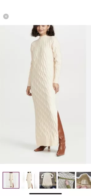 Line & Dot Women's Dorothy Sweater Dress Creme maxi dress size Medium