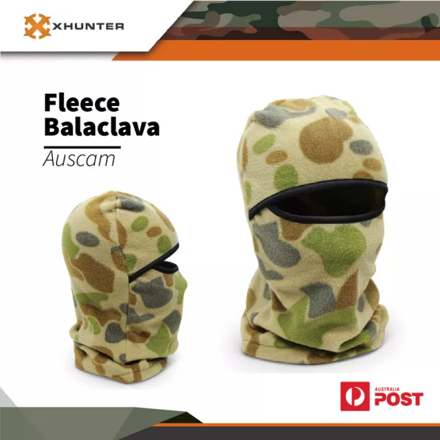 Xhunter Fleece Balaclava Aussie Camo Face Cover Insulate Mask Windproof Headwear