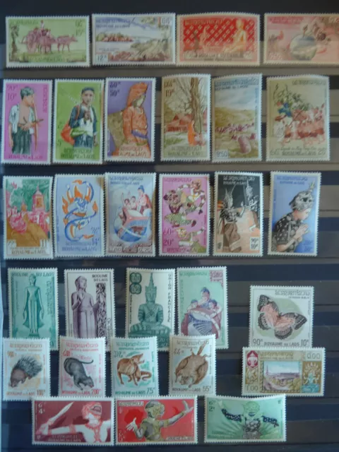 Laos Lot De Timbres Neufs **/*