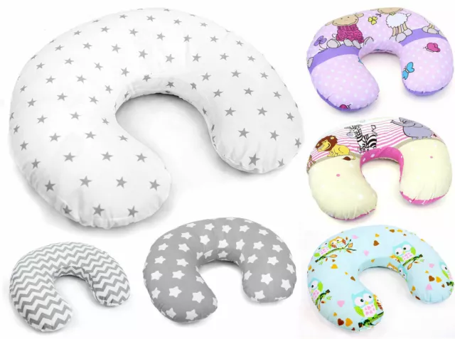 Feeding Pillow Cover Nursing Maternity Baby Breastfeeding Support 100% Cotton