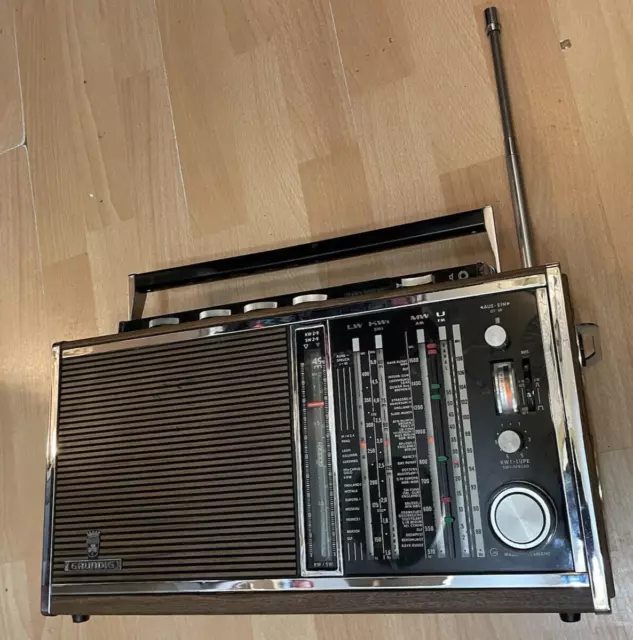 70er Grundig Satellit Transistor 6001 Weltempfänger Radio 70s Vintage