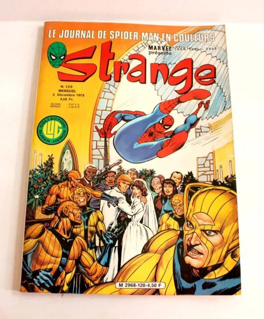Rare Marvel Journal Spider Man Strange N°120 Decembre 1979 Edition Originale Lug