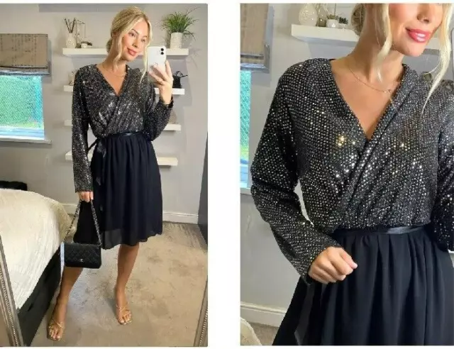 Silkfred sparkly dress cheap