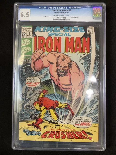 Iron Man Annual #2 CGC 6.5 Special Rare Stan Lee