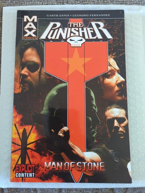 Punisher MAX Vol. 7: Man of Stone (TPB, Garth Ennis, Great Condition)