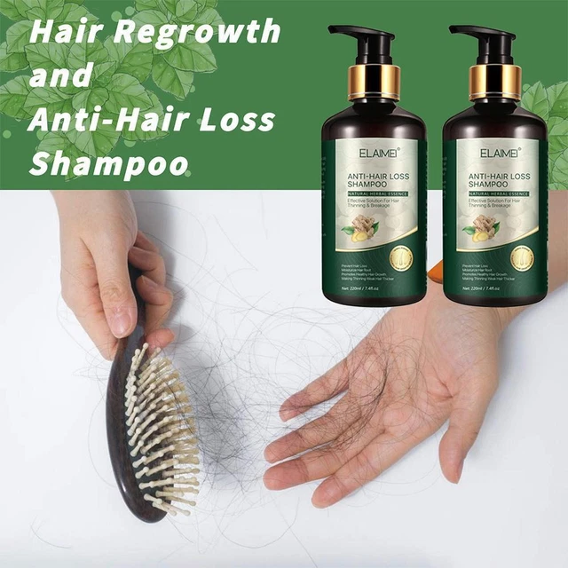 Prodotti per la crescita dei capelli per donna e uomo shampoo e balsamo 220 ml nuovo G6H6