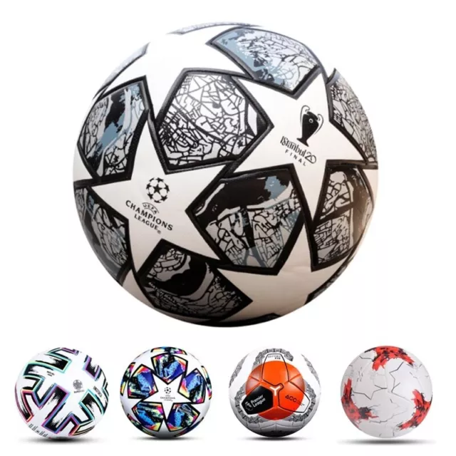 Ball Champions League Top Football Soccer Size 5 2017/24 Genuine Leather Ball