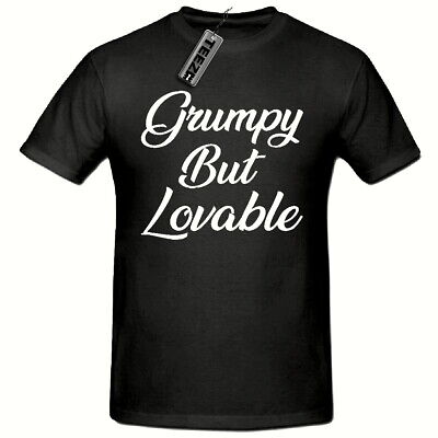 Grumpy But Lovable tshirt, Men's Funny Novelty tshirt, Fathers Day tshirt