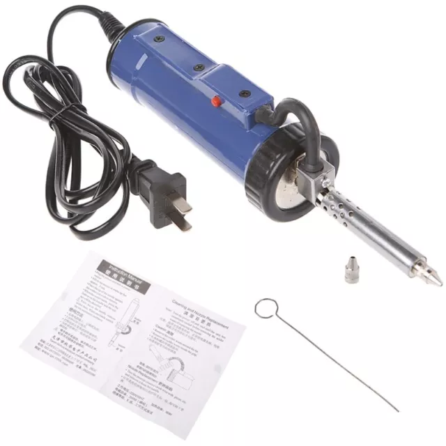 30W 220V 50Hz Electric Vacuum Solder Sucker Desoldering Pump Iron Gun Hand Tool