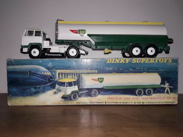 DINKY TOYS UNIC BP AIR ref 887 COMPLET, D'ORIGINE AVEC BOITE ET NOTICE-