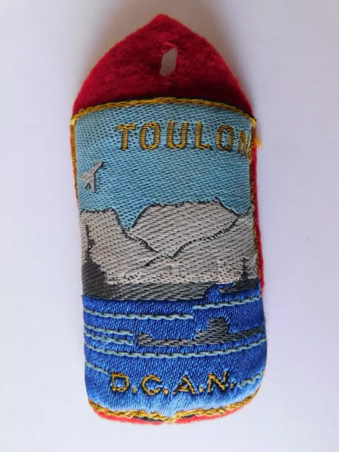 Insigne Tissu Dcan Toulon / Arsenal Marine Nationale