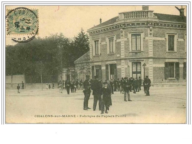 51.Chalons Sur Marne.fabrique De Papiers Peints